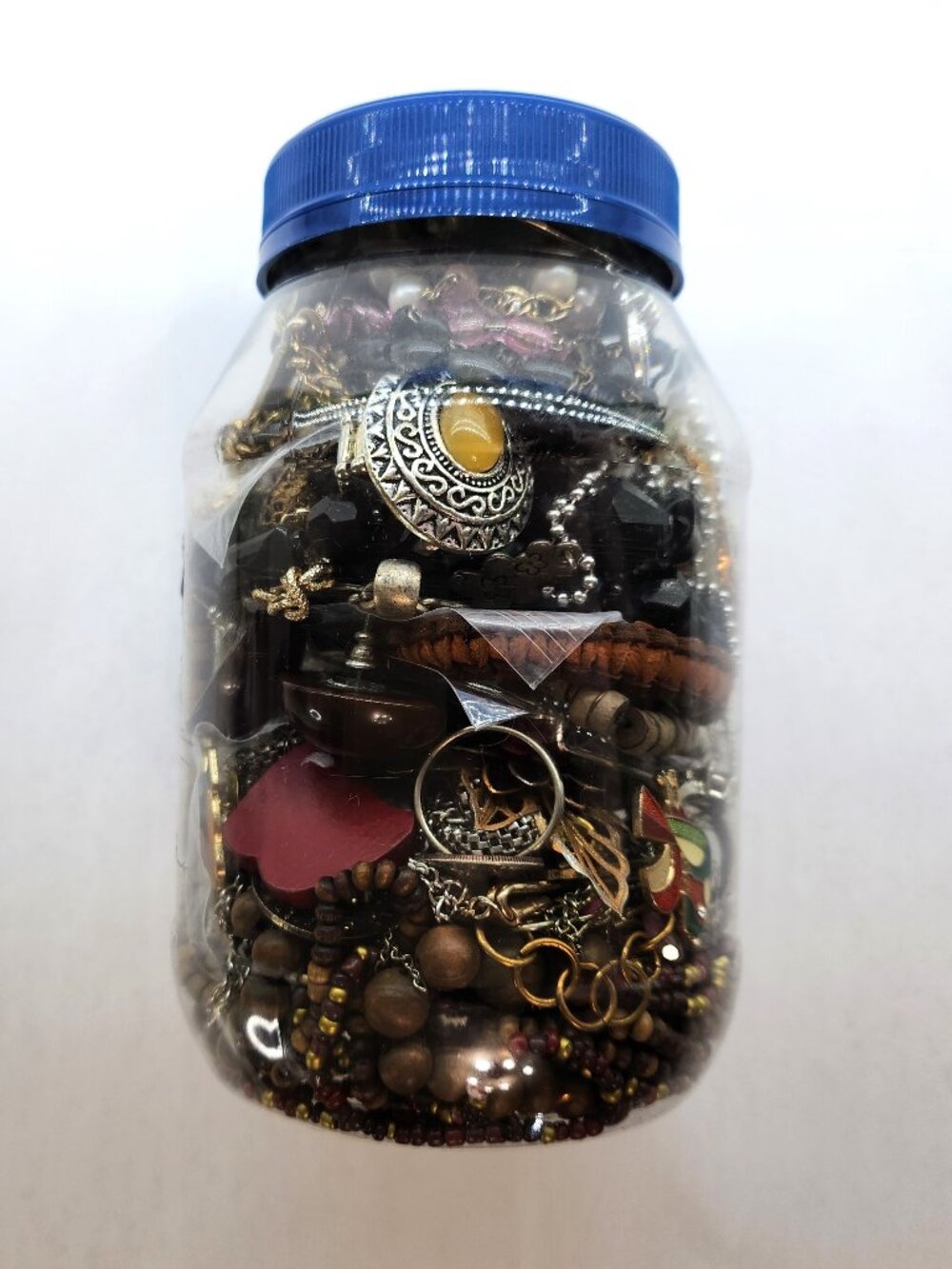 Jar #3 of Wearable Fashion Jewellery 1 lb plus